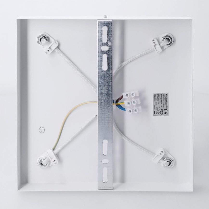 Brilagi - Kohdevalaisin SELE SQUARE 4xGU10/30W/230V valkoinen