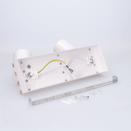 Brilagi - Kohdevalaisin SELE WOOD ACOUSTIC 2xGU10/30W/230V valkoinen/puu