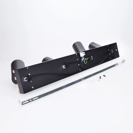 Brilagi - Kohdevalaisin SELE WOOD ACOUSTIC 4xGU10/30W/230V musta/puu