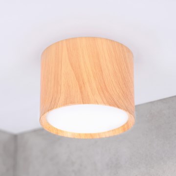 BRILAGI - Kohdevalaisin SMOOTH 1xGX53/15W/230V 60x82 mm tammi-dekori