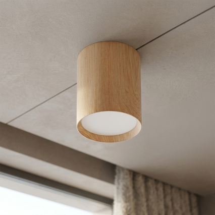 BRILAGI - Kohdevalaisin SMOOTH LONG 1xGX53/15W/230V 100x82 mm tammi-dekorilla