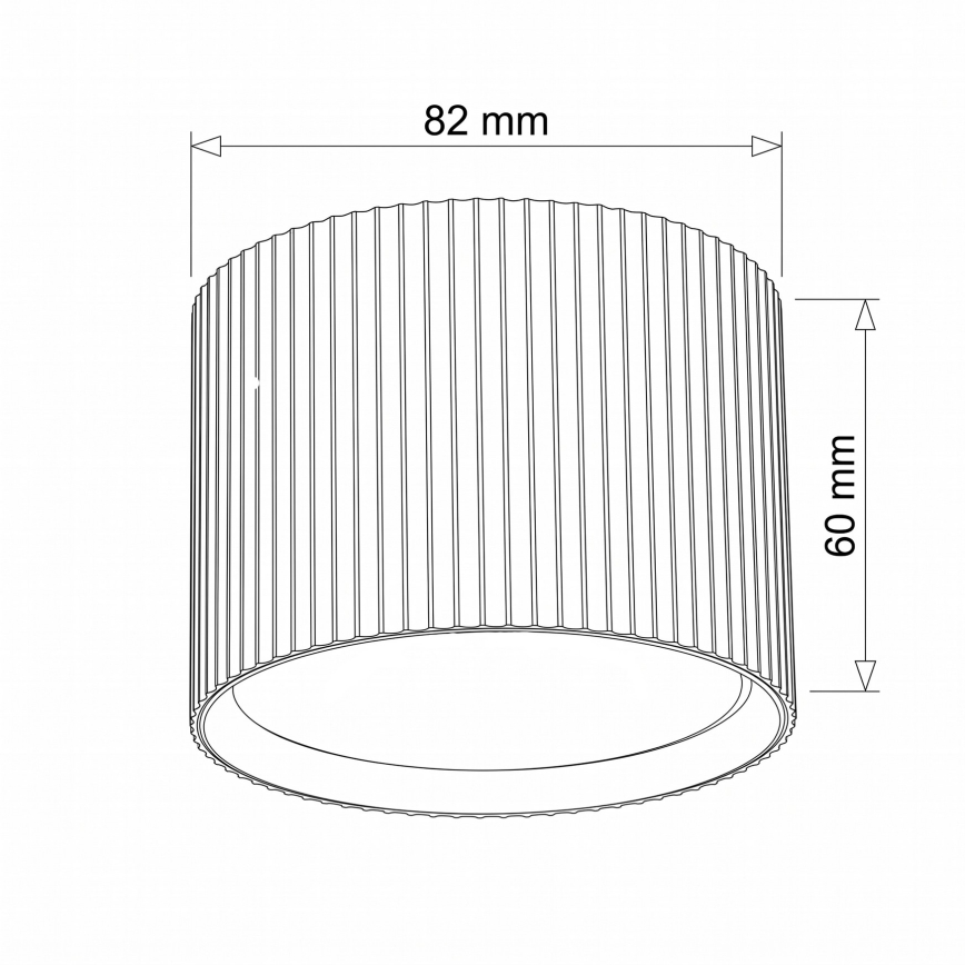 BRILAGI - Kohdevalaisin STRIPY 1xGX53/15W/230V 60x82 mm vaaleanpunainen