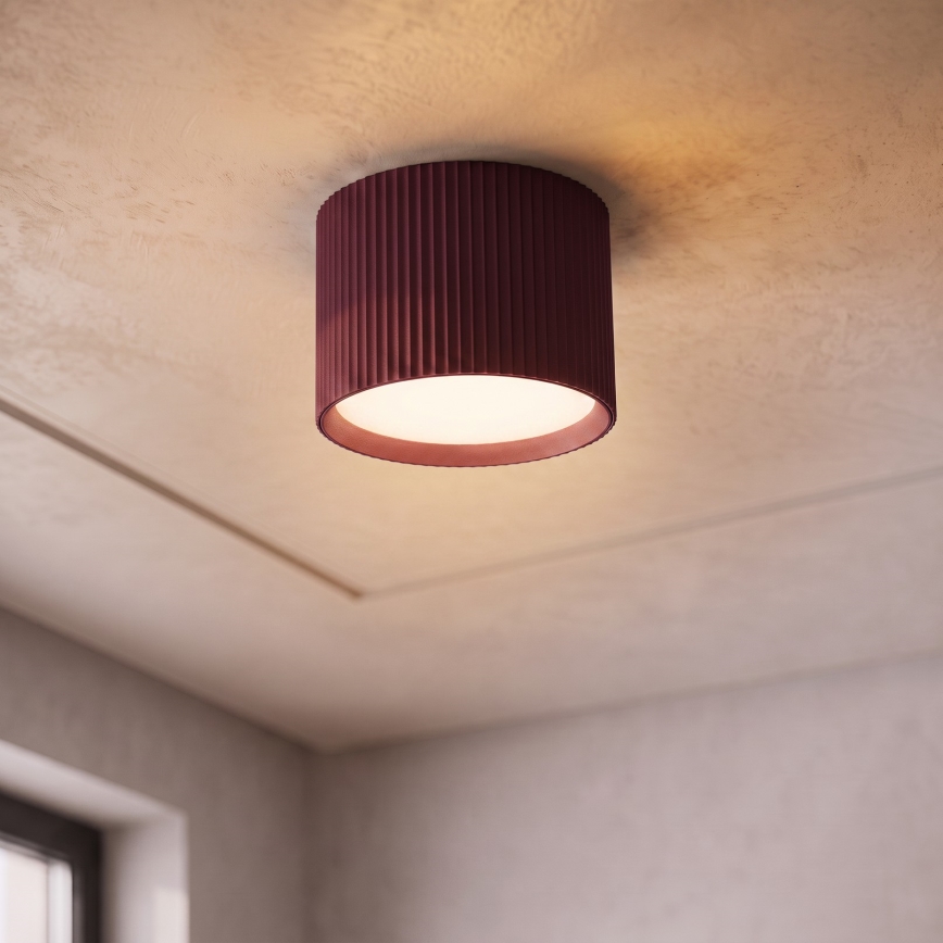 BRILAGI - Kohdevalaisin STRIPY 1xGX53/15W/230V 60x82 mm viininpunainen
