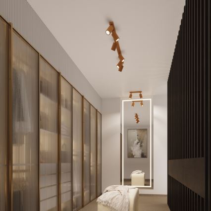 Brilagi - Kohdevalo CRESTO 2xGU10/10W/230V kulta