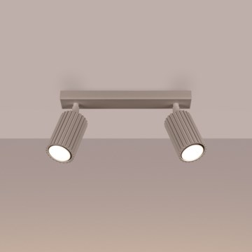 Brilagi - Kohdevalo CRESTO 2xGU10/10W/230V taupe