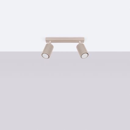 Brilagi - Kohdevalo CRESTO 2xGU10/10W/230V taupe