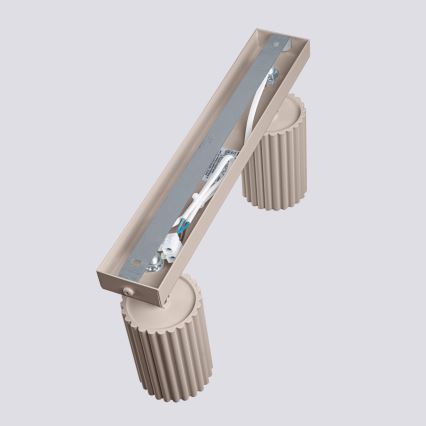 Brilagi - Kohdevalo CRESTO 2xGU10/10W/230V taupe