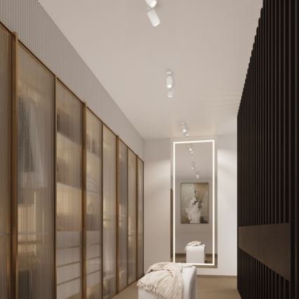 Brilagi - Kohdevalo CRESTO 2xGU10/10W/230V valkoinen