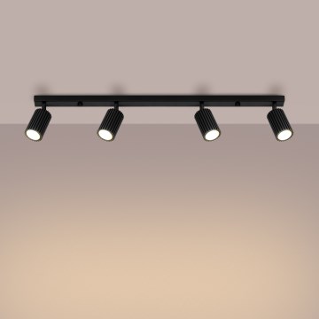 Brilagi - Kohdevalo CRESTO 4xGU10/10W/230V musta