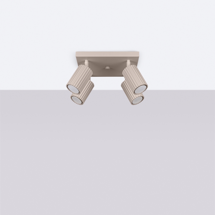 Brilagi - Kohdevalo CRESTO 4xGU10/10W/230V taupe