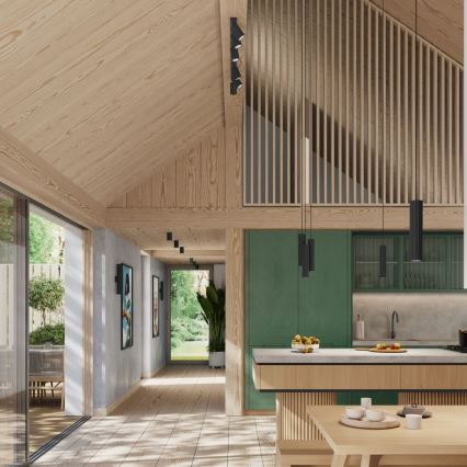 Brilagi - Kohdevalo CRESTO 6xGU10/10W/230V musta