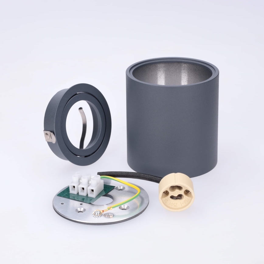 BRILAGI - Kohdevalo MIA 1xGU10/30W/230V 84x80 mm antrasiitti
