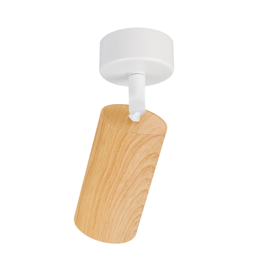 Brilagi - Kohdevalo SELE 1xGU10/30W/230V valkoinen/tammi sisustus