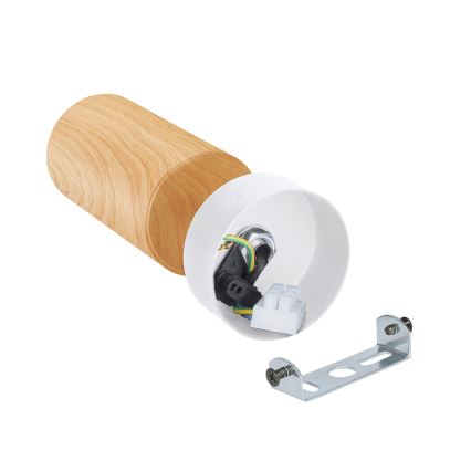 Brilagi - Kohdevalo SELE 1xGU10/30W/230V valkoinen/tammi sisustus