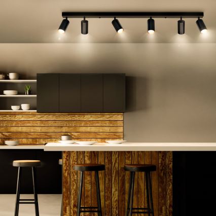 Brilagi - Kohdevalo SELE 6xGU10/30W/230V musta/kulta