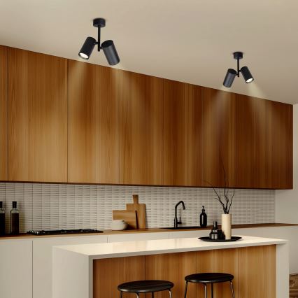 Brilagi - Kohdevalo SELE VERTICAL 2xGU10/30W/230V musta