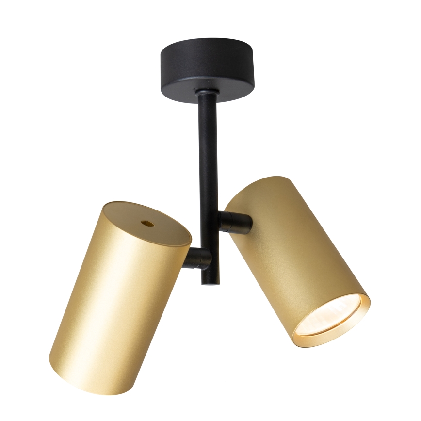 Brilagi - Kohdevalo SELE VERTICAL 2xGU10/30W/230V musta/kulta