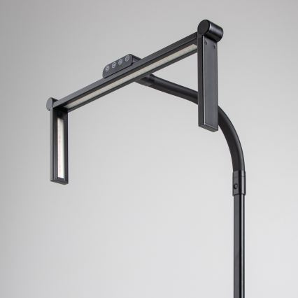 BRILAGI - himmennettävä kosketusohjattu LED-pöytävalaisin klipsillä VARIO LED/24W/230V 3000-6500K CRI 92 musta