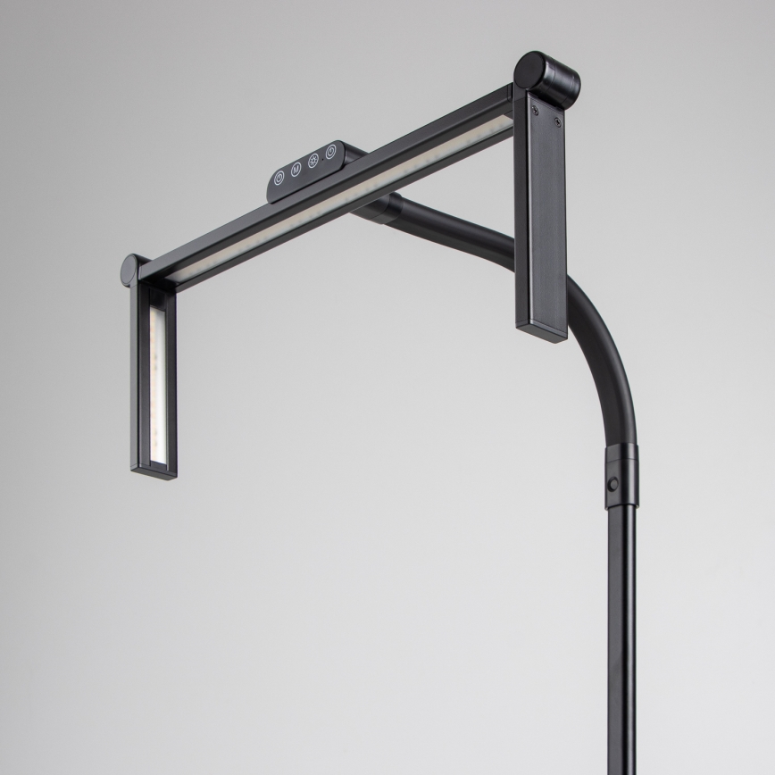 BRILAGI - himmennettävä kosketusohjattu LED-pöytävalaisin klipsillä VARIO LED/24W/230V 3000-6500K CRI 92 musta