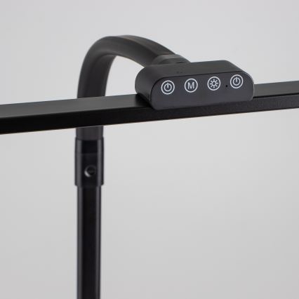 BRILAGI - himmennettävä kosketusohjattu LED-pöytävalaisin klipsillä VARIO LED/24W/230V 3000-6500K CRI 92 musta