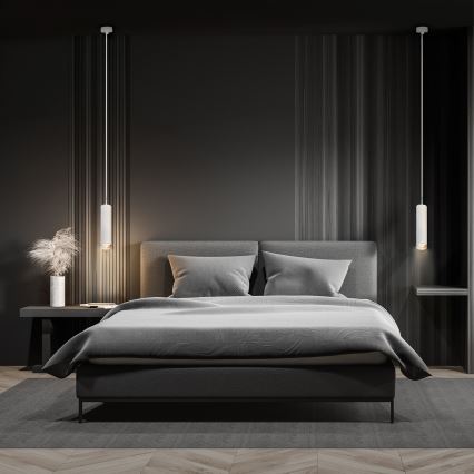 Brilagi - Kylpyhuoneen kattokruunu narussa SELE AQUA 1xGU10/30W/230V IP44 valkoinen