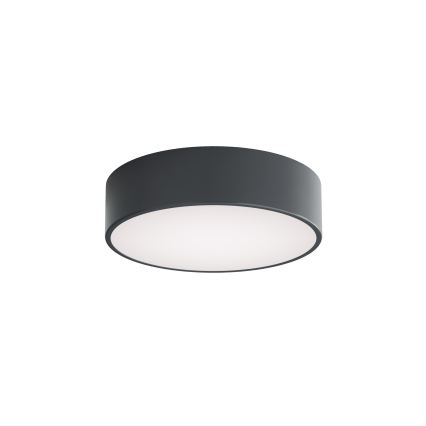Brilagi - Kylpyhuoneen kattovalaisin liiketunnistimella ja hämäräkytkimellä CLARE 2xE27/24W/230V halkaisija 30 cm antrasiitti IP54