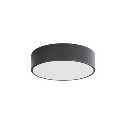 Brilagi - Kylpyhuoneen kattovalaisin liiketunnistimella ja hämäräkytkimellä CLARE 2xE27/24W/230V halkaisija 30 cm antrasiitti IP54