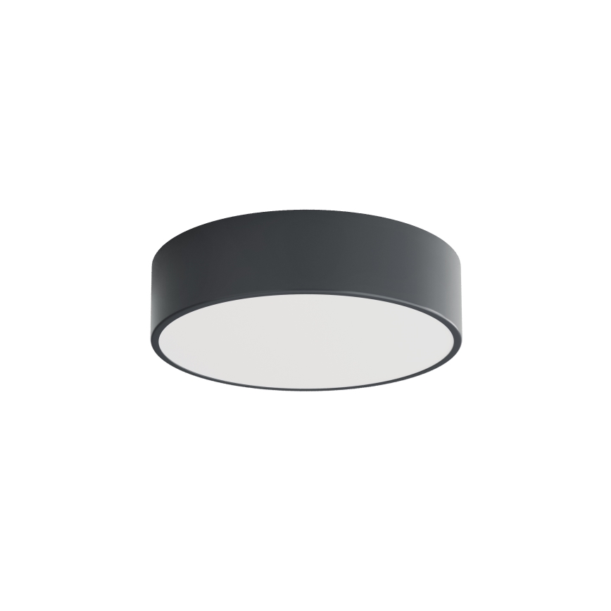 Brilagi - Kylpyhuoneen kattovalaisin liiketunnistimella ja hämäräkytkimellä CLARE 2xE27/24W/230V halkaisija 30 cm antrasiitti IP54