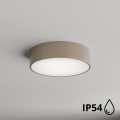 Brilagi - Kylpyhuoneen kattovalaisin anturilla CLARE 2xE27/24W/230V halkaisija 30 cm IP54 beige