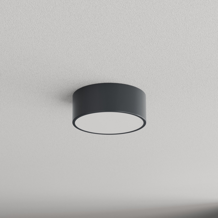 Brilagi - Kylpyhuoneen kattovalaisin CLARE 1xE27/24W/230V halkaisija 20 cm antrasiitti IP54