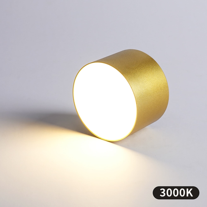 BRILAGI - Kylpyhuoneen kattovalaisin FORIS LED/9W/230V halkaisija 9 cm kultainen IP44 CRI 90