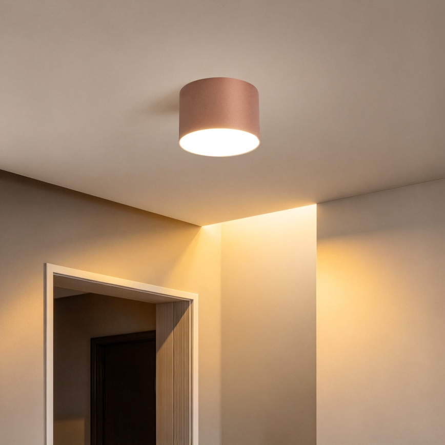 BRILAGI - Kylpyhuoneen kattovalaisin FORIS LED/9W/230V halkaisija 9 cm pronssinvärinen IP44 CRI 90