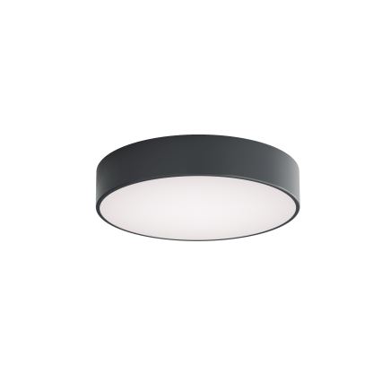 Brilagi - CLARE kylpyhuoneen kattovalaisin liike- ja hämärätunnistimella 3xE27/24W/230V halkaisija 40 cm antrasiitti IP54