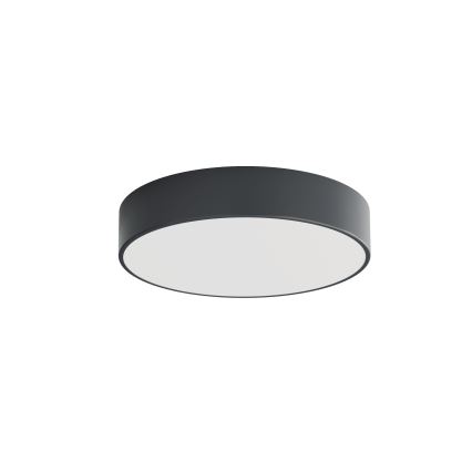 Brilagi - CLARE kylpyhuoneen kattovalaisin liike- ja hämärätunnistimella 3xE27/24W/230V halkaisija 40 cm antrasiitti IP54
