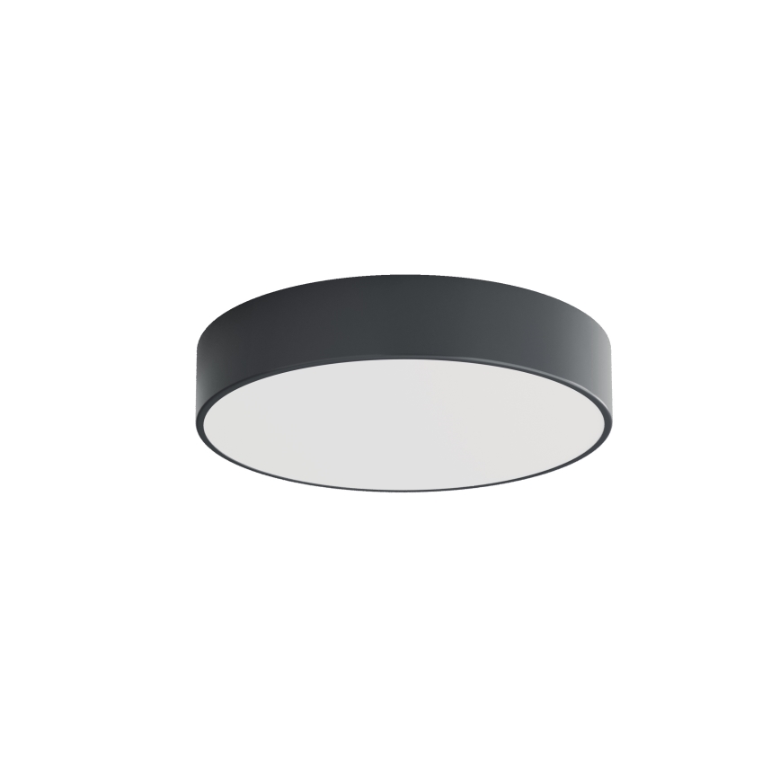 Brilagi - CLARE kylpyhuoneen kattovalaisin liike- ja hämärätunnistimella 3xE27/24W/230V halkaisija 40 cm antrasiitti IP54