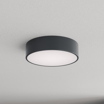 Brilagi - Kylpyhuoneen kattovalaisin liiketunnistimella ja hämäräkytkimellä CLARE 2xE27/24W/230V halkaisija 30 cm antrasiitti IP54
