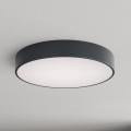 Brilagi - Kylpyhuoneen kattovalaisin liiketunnistimella ja hämäräkytkimellä CLARE 4xE27/24W/230V halkaisija 50 cm antrasiitti IP54