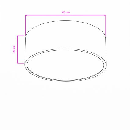 BRILAGI - Kylpyhuoneen kattovalaisin POOL 2xE27/15W/230V halkaisija 30 cm IP54 beige