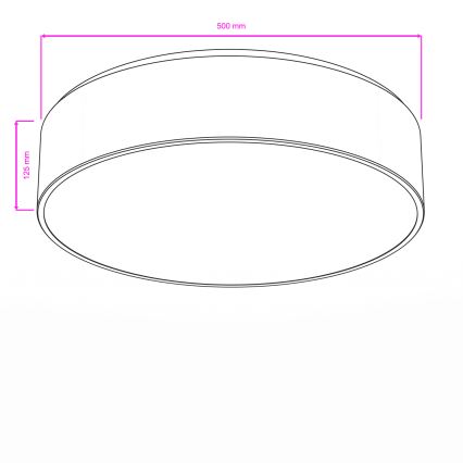 Brilagi - Kylpyhuoneen kattovalaisin POOL 4xE27/15W/230V halkaisija 50 cm IP54 musta