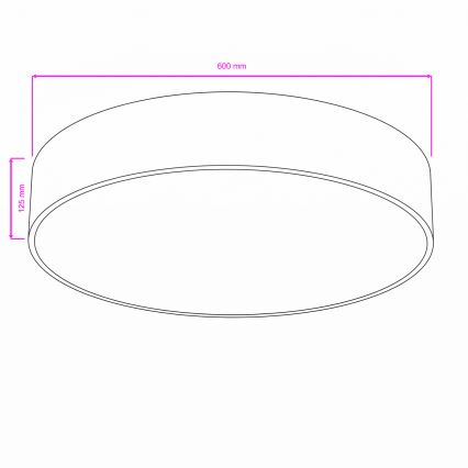 Brilagi - Kylpyhuoneen kattovalaisin POOL 5xE27/15W/230V Ø 60 cm IP54 musta