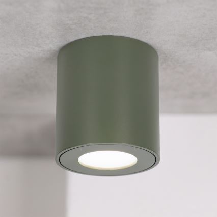 BRILAGI - Kylpyhuoneen kohdevalaisin MIA 1xGU10/30W/230V 60x82 mm 84x80 mm tummanvihreä IP54