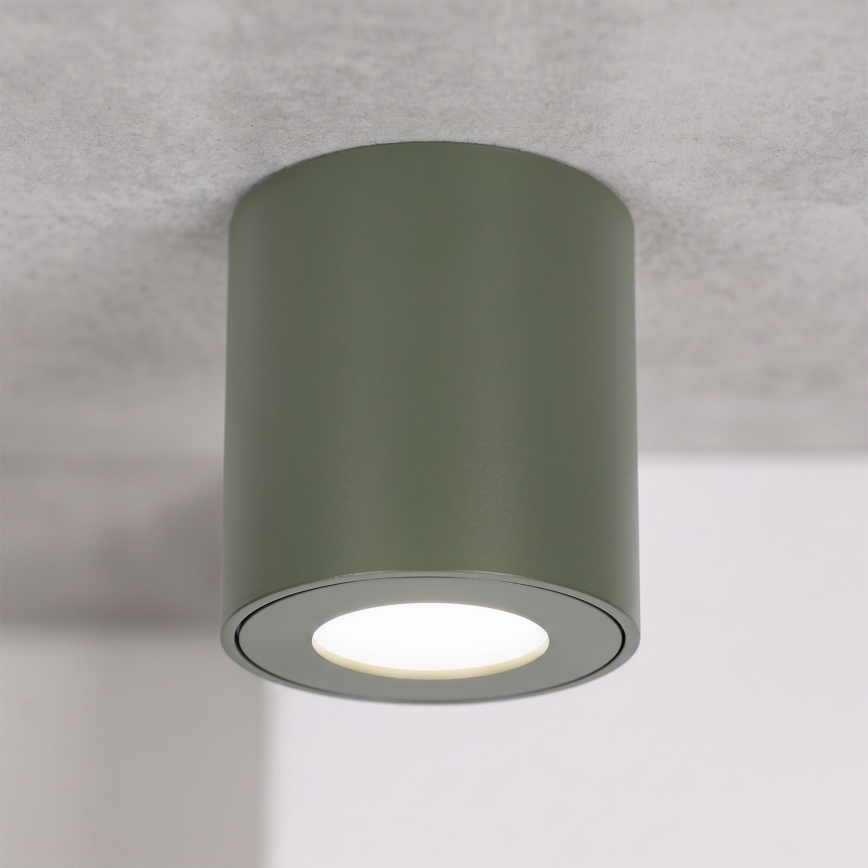 BRILAGI - Kylpyhuoneen kohdevalaisin MIA 1xGU10/30W/230V 60x82 mm 84x80 mm tummanvihreä IP54
