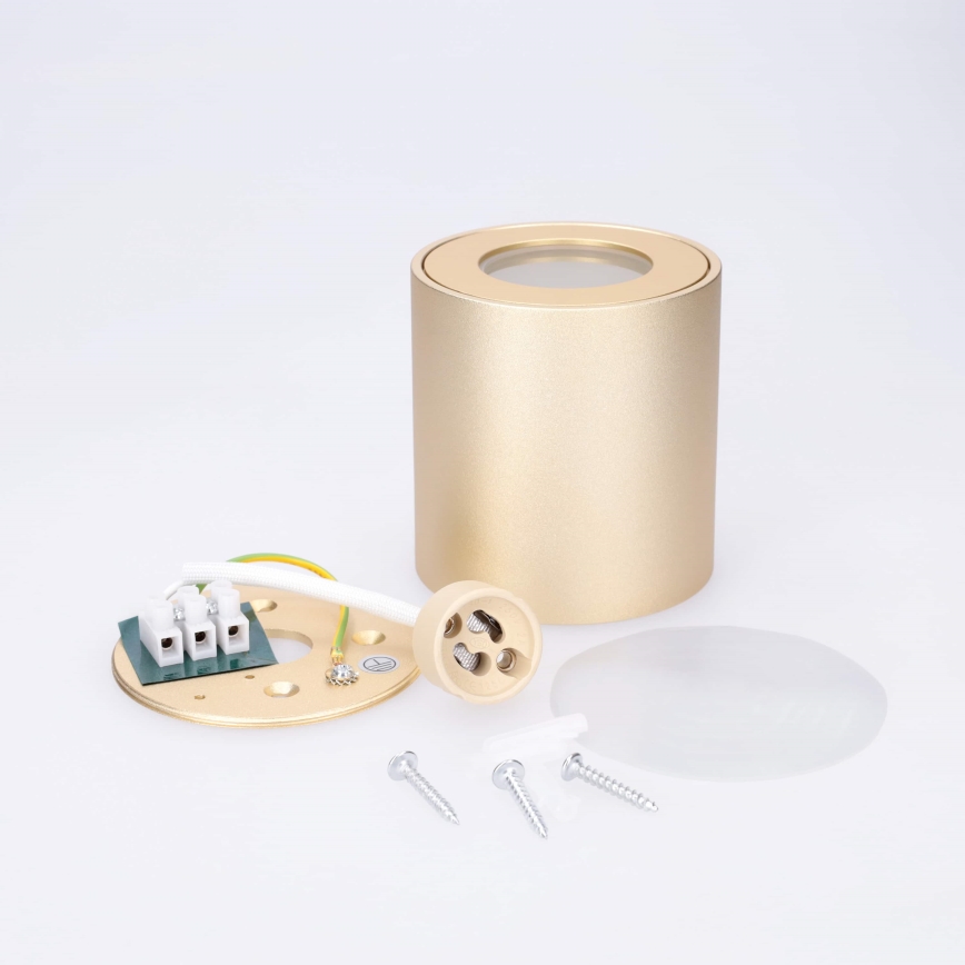 BRILAGI - Kylpyhuoneen kohdevalaisin MIA 1xGU10/30W/230V 84x80 mm kultainen IP54