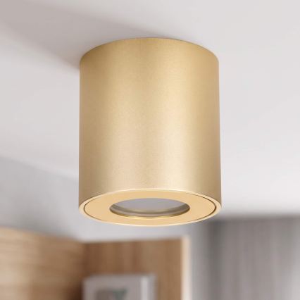 BRILAGI - Kylpyhuoneen kohdevalaisin MIA 1xGU10/30W/230V 84x80 mm kultainen IP54