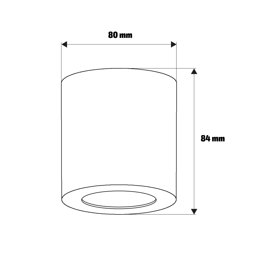 Brilagi - Kylpyhuoneen kohdevalaisin MIA 1xGU10/30W/230V 84x80 mm mattakromi IP54