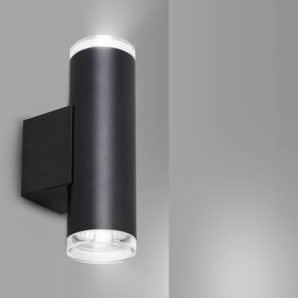 Brilagi - Kylpyhuoneen seinäspotti SELE AQUA 2xGU10/30W/230V IP44 musta