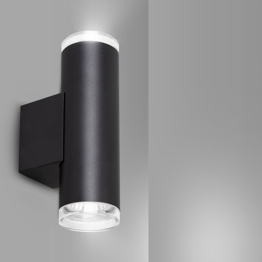 Brilagi - Kylpyhuoneen seinäspotti SELE AQUA 2xGU10/30W/230V IP44 musta