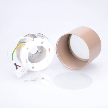 BRILAGI - Kylpyhuoneen kohdevalaisin SMOOTH 1xGX53/15W/230V 60x82 mm beige IP54