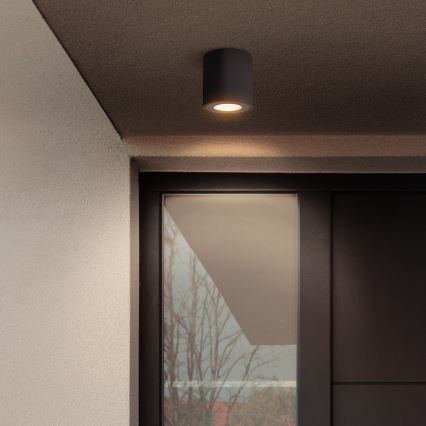 Brilagi - Kylpyhuoneen kohdevalo MIA 1xGU10/30W/230V 84x80 mm musta IP54