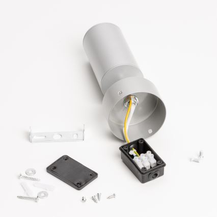 Brilagi - Kylpyhuoneen kohdevalo SELE 1xGU10/30W/230V IP44 hopea